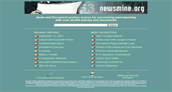 Desktop Screenshot of newsmine.org