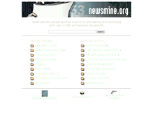 Tablet Screenshot of newsmine.org